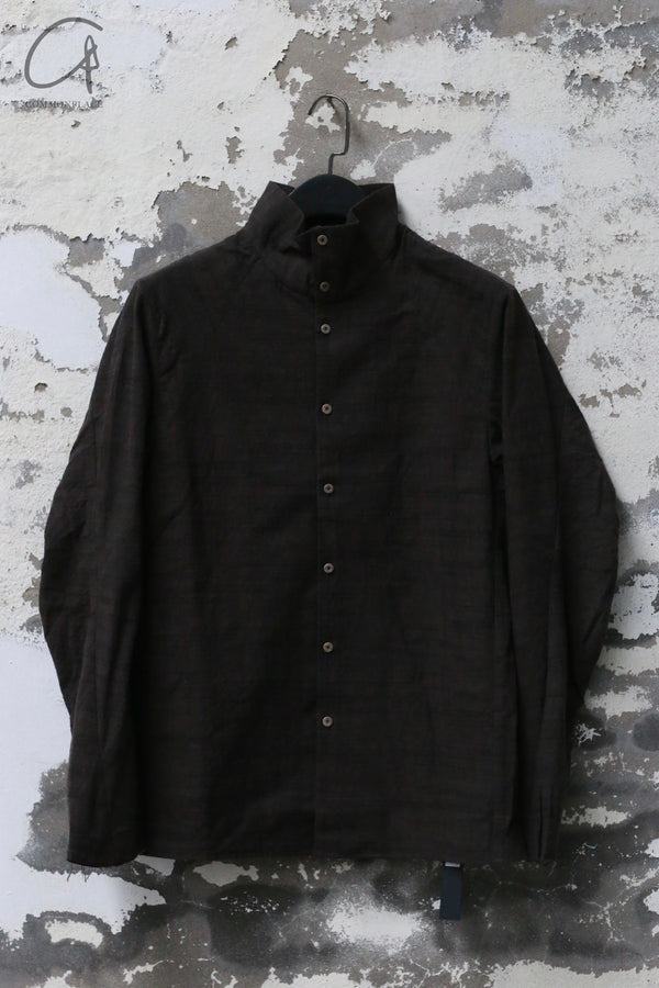 Devoa 24 autumn and winter high collar shirt Japan DVA-SHE-DCCTR-ASH BLACK SHE-DCCTR